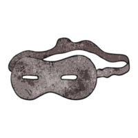 textured cartoon mask png