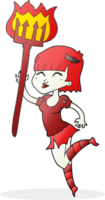 cartoon devil girl png