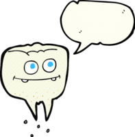 comic book speech bubble cartoon tooth png