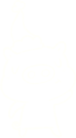 Waving Pig Chalk Drawing png