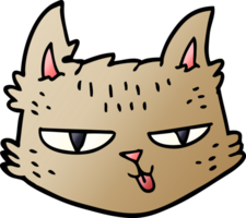 cartoon doodle happy cat png