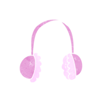 retro cartoon ear muffs png