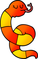 cartoon doodle poisonous snake png