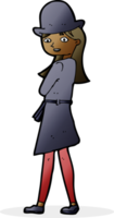 cartoon female spy png