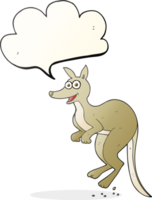 speech bubble cartoon kangaroo png