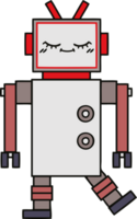 lindo robot de dibujos animados png