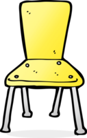 chaise de vieille école de dessin animé png