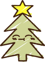 Christmas Tree Chalk Drawing png