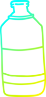 kall gradient linjeteckning tecknad gammal grön flaska png