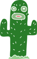 cartoon doodle cactus png