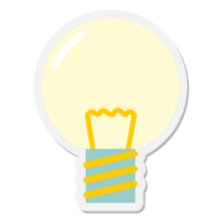 light bulb sticker png