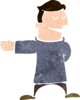 cartoon man gesturing direction png