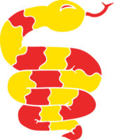 serpiente garabato de dibujos animados png