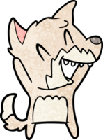 laughing fox cartoon png