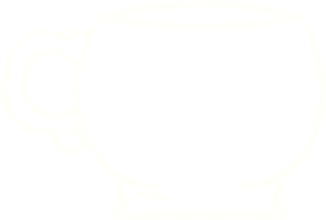 desenho de giz de caneca png