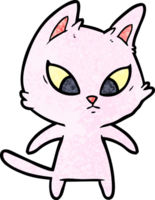 verwirrte Cartoon-Katze png