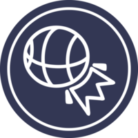 basketball sports circular icon symbol png