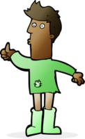 Cartoon armer Mann png