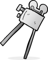 cámara de cine de dibujos animados png