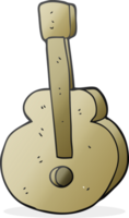 hand dragen tecknad serie gitarr png