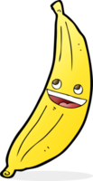 plátano feliz de dibujos animados png