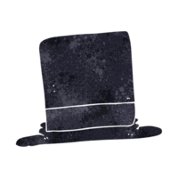 hand retro cartoon top hat png