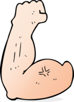 flexing bicep cartoon png