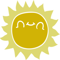 cartoon doodle happy sunshine png