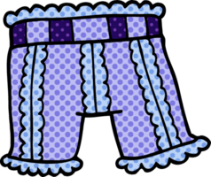 ropa interior de garabato de dibujos animados png