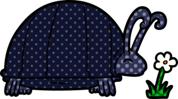 cartoon bug and flower png