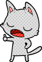 dibujos animados de gato parlante png