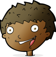 niño riendo de dibujos animados png