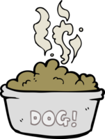 comida para perros de dibujos animados png