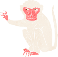 cartone animato il male scimmia png