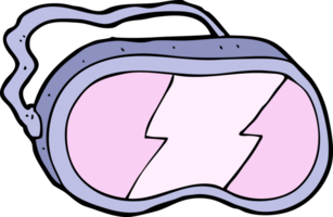 lunettes de ski de dessin animé png