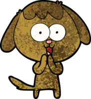 perro de dibujos animados lindo png