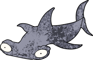 tiburón martillo de dibujos animados png