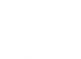 dibujo de tiza de seta venenosa png