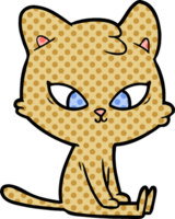 gato bonito dos desenhos animados png