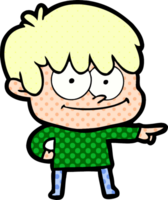 hombre feliz de dibujos animados png