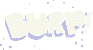 piatto colore illustrazione di rutto testo png