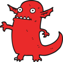 tecknad halloween monster png