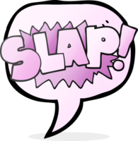 pratbubbla tecknad slap symbol png