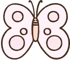 Butterfly Chalk Drawing png