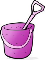 cartoon bucket and spade png