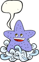 comic book speech bubble cartoon starfish png