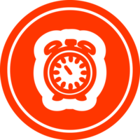 alarm clock circular icon png