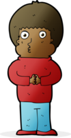 cartoon shy boy png