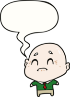 cartoon old man and speech bubble png