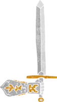 cartoon sword and hand png
